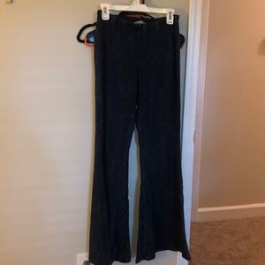 Navy flare pant